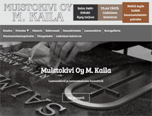 Tablet Screenshot of muistokivikaila.fi